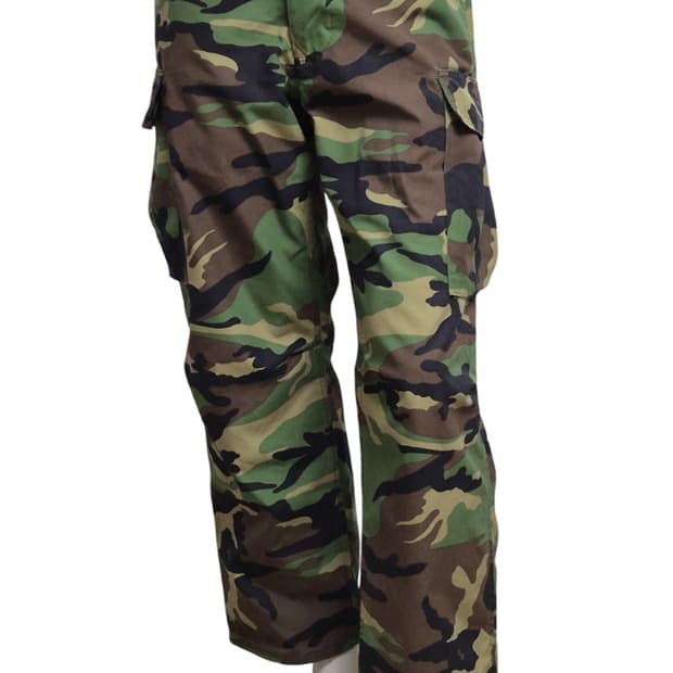 국군 구형 후기형 얼룩무늬 동계 전투복 바지 팬츠 하의 (M)