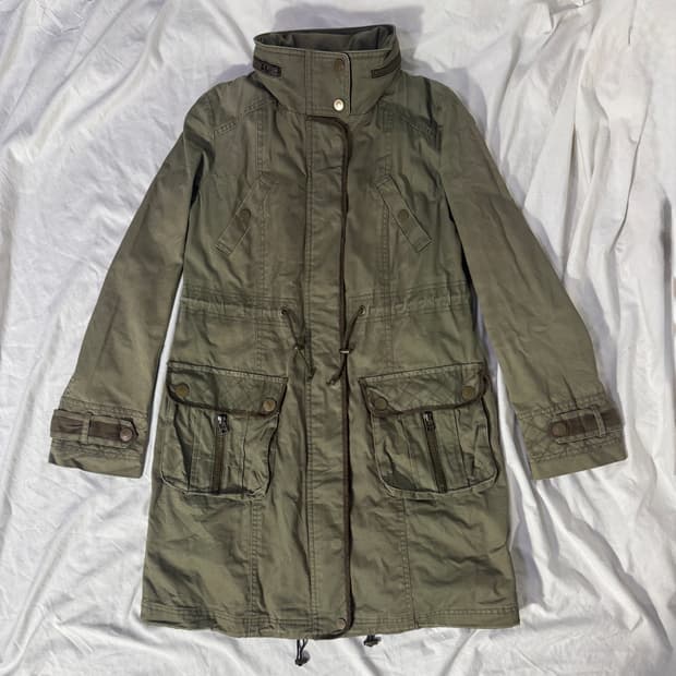 빈티지 밀리터리 야상 코트 y2k lgb goa