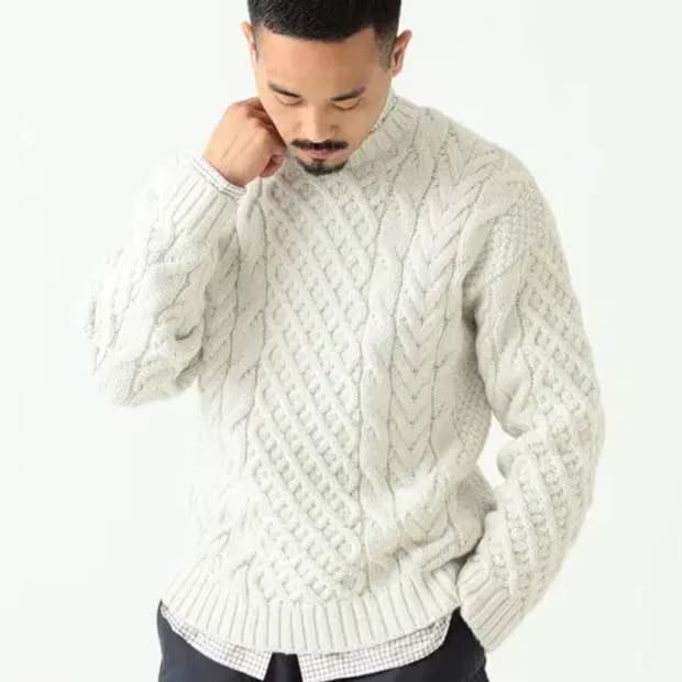 빔즈플러스 아란 케이블니트 L(100-105)