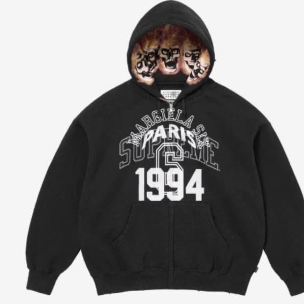 슈프림 마르지엘라 후드집업 블랙 구매글