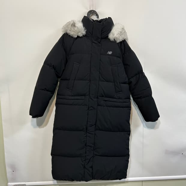 뉴발란스 여성 덕다운 롱패딩 85 블랙