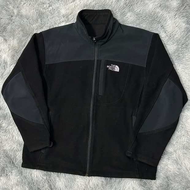 노스페이스 블랙 플리스자켓 XL
