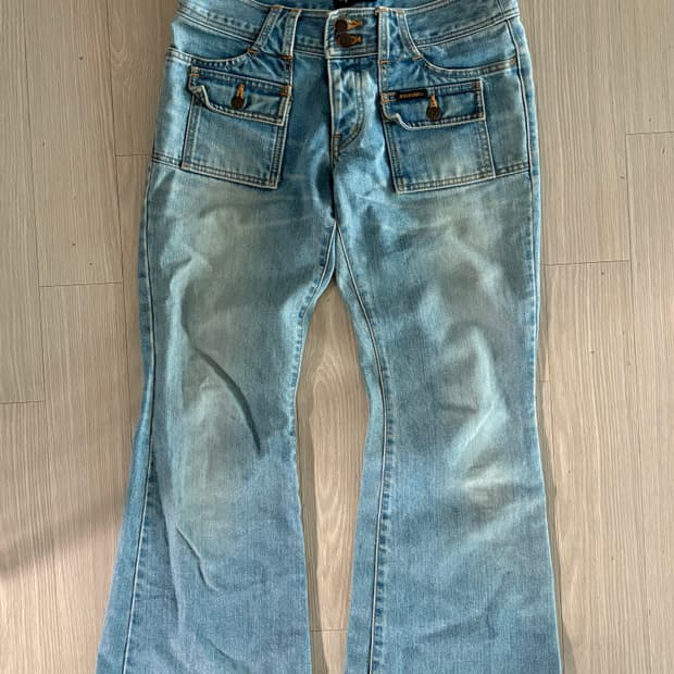 히스테릭글래머 부츠컷 빈티지 팬츠