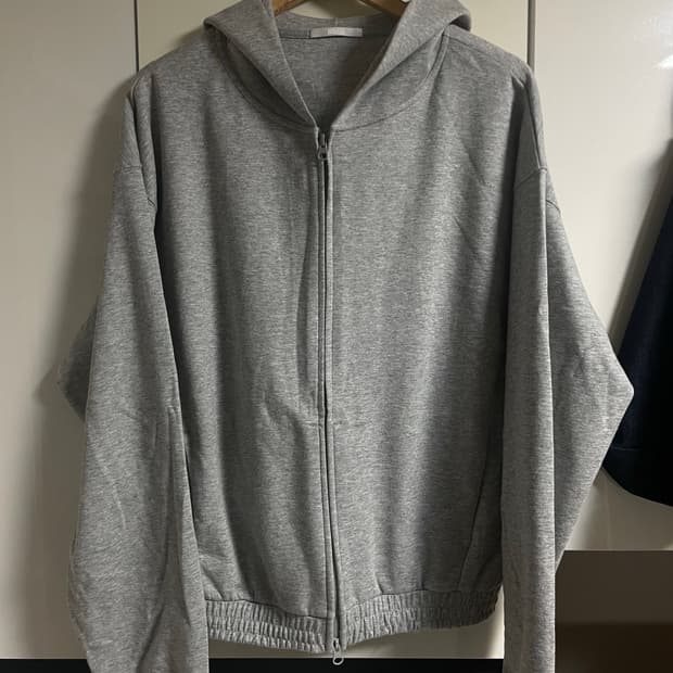 다이브인 크롭 후드집업