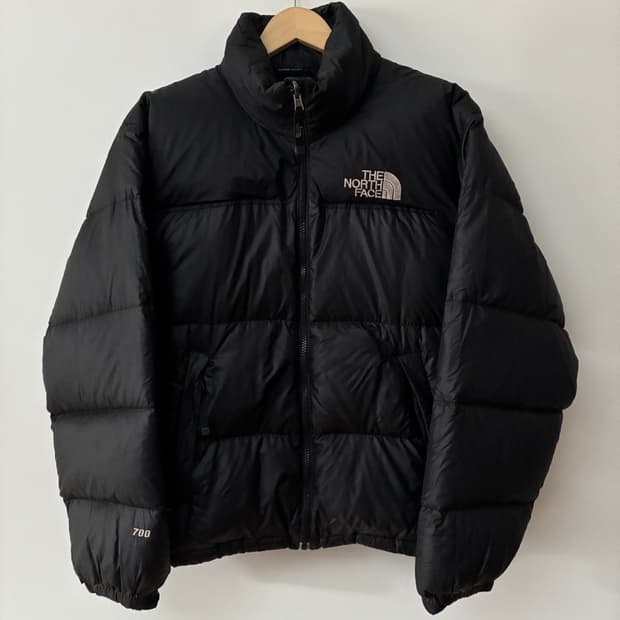 노스페이스 700 블랙 눕시 패딩