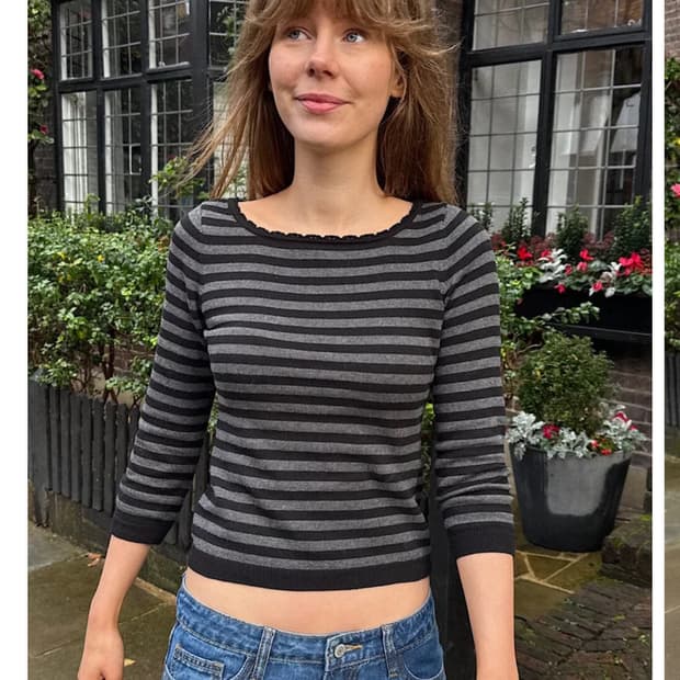 브랜디멜빌 stella stripes sweater