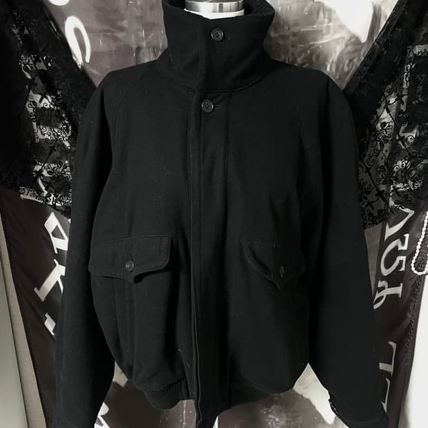 Jpn 울 하이넥 봄버자켓 00s일본빈티지갸루미세키서울코이세이오캐피탈st