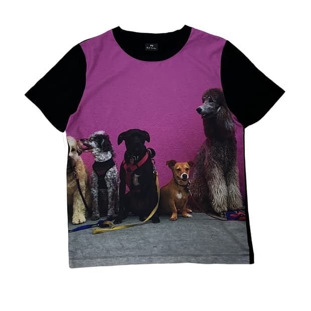 Paul Smith Pink Wall Dog Tshirt
