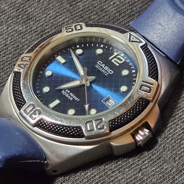 빈티지 카시오 EF-101 초기 에디피스 시티즌/세이토/해밀턴