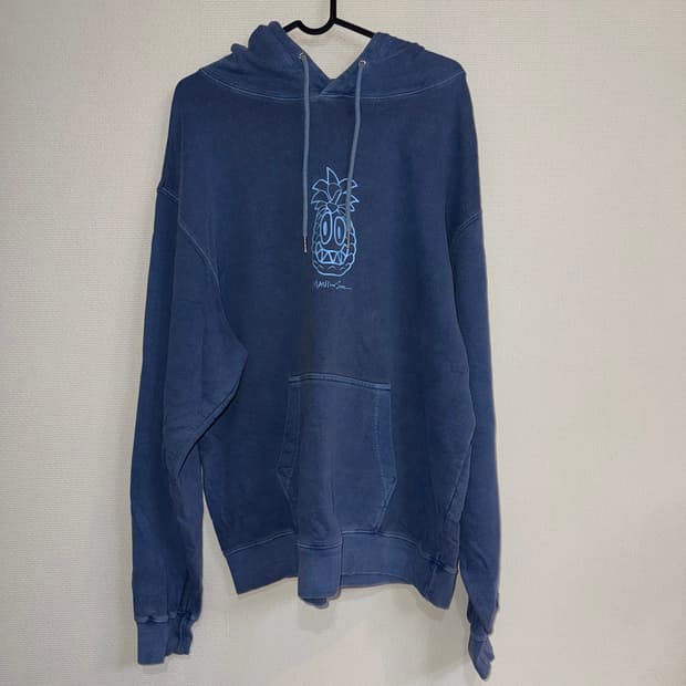 마우이앤썬즈X레디 피그먼트 오버핏 후드티