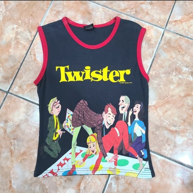 1999 해즈브로 Twister 민소매 빈티지티셔츠