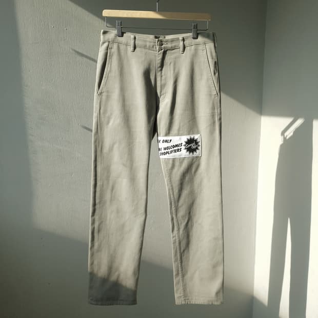 08aw Comme Des Garcons patch pants
