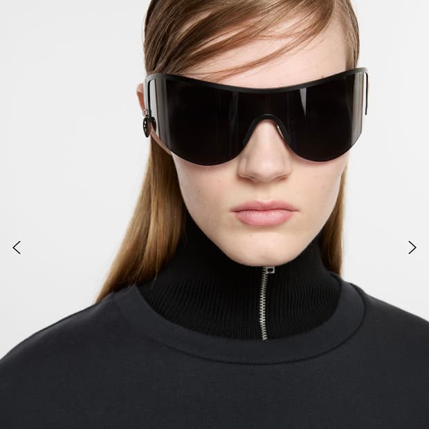 Acne studios sunglasses Black