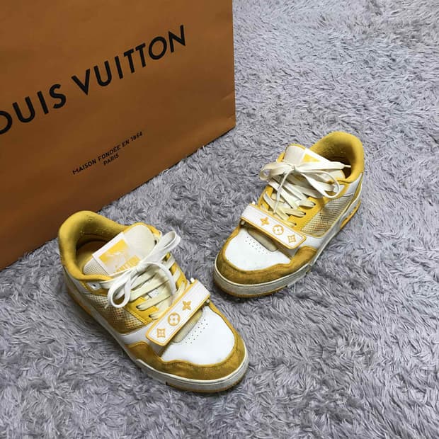 {클로젯}[5.5]루이비통 트레이너 스니커즈 옐로우
