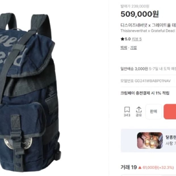 디스이즈네버댓 GD Iconography Alice Pack Navy