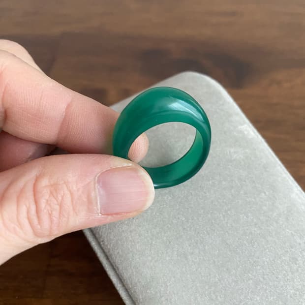 호주비취 가락지 반지