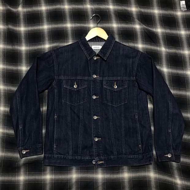 재팬 00s 지쟌 트러커 데님 3세대 인디고 블루