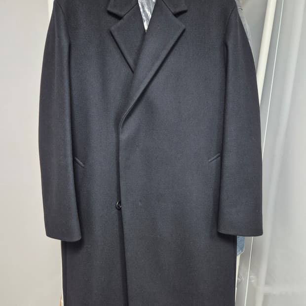 질스튜어트 뉴욕 울캐시미어 히든더블 펠트코트 블랙 S 사이즈