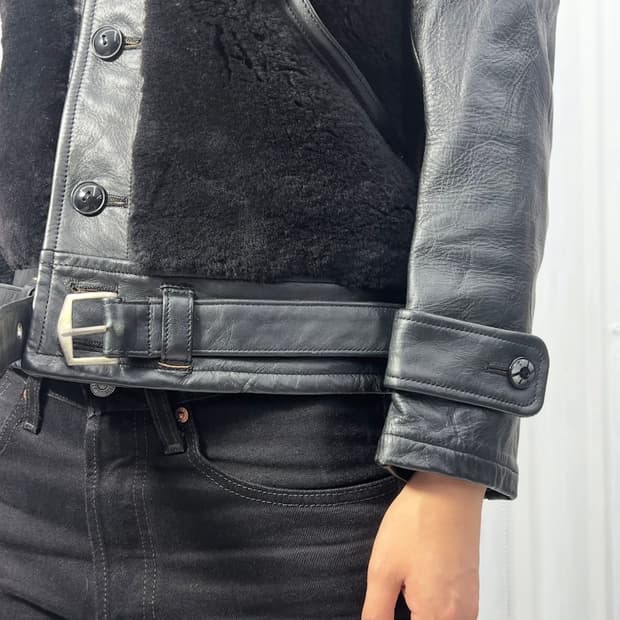 00s) Tenderloin Horsehide Grizzly jacket