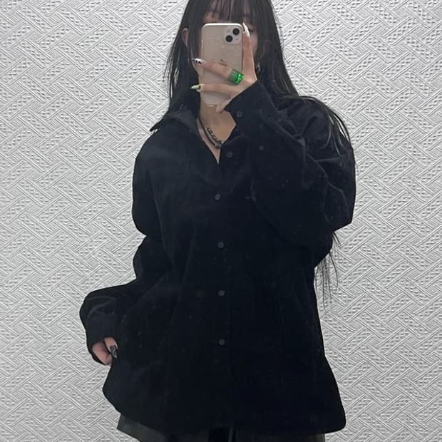 무신사스탠다드 모던 시크 캐주얼 헤비코튼 코듀로이 셔츠 L C08694