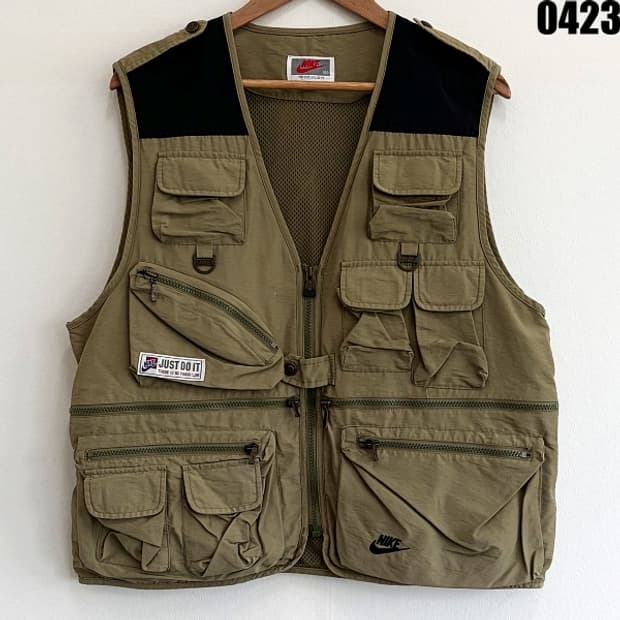 나이키 삼나스포츠 빈티지 멀티 포켓 베스트 100 0423