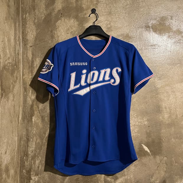 삼성 라이온즈 야구 반팔 져지