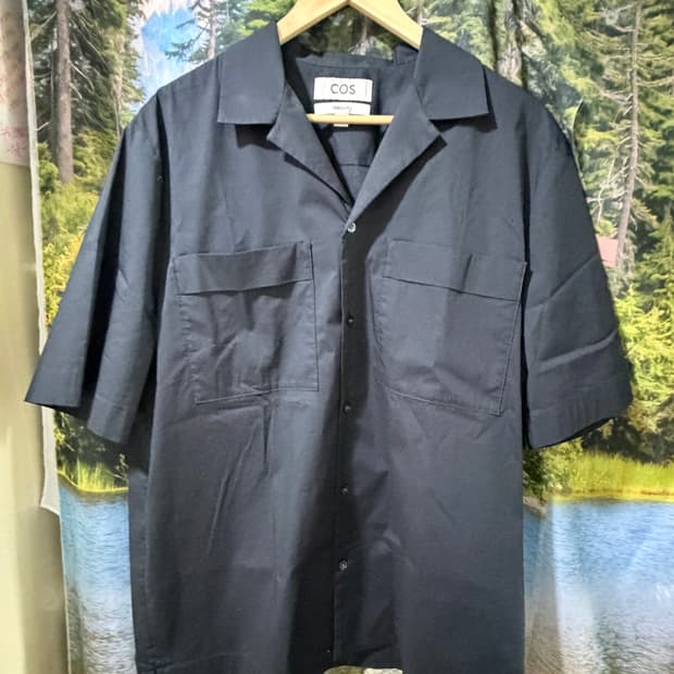 Cos 남성 코스 네이비 셔츠 L size