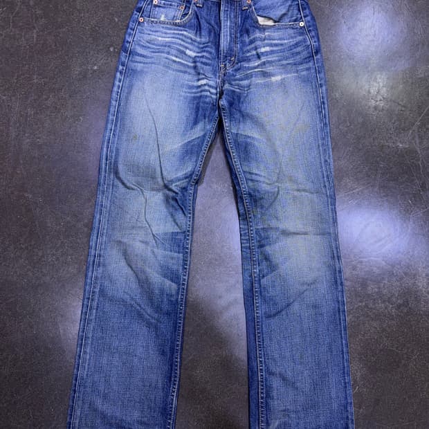 리바이스 524 스트레이트핏 00's 빈티지 워싱 데님팬츠 30