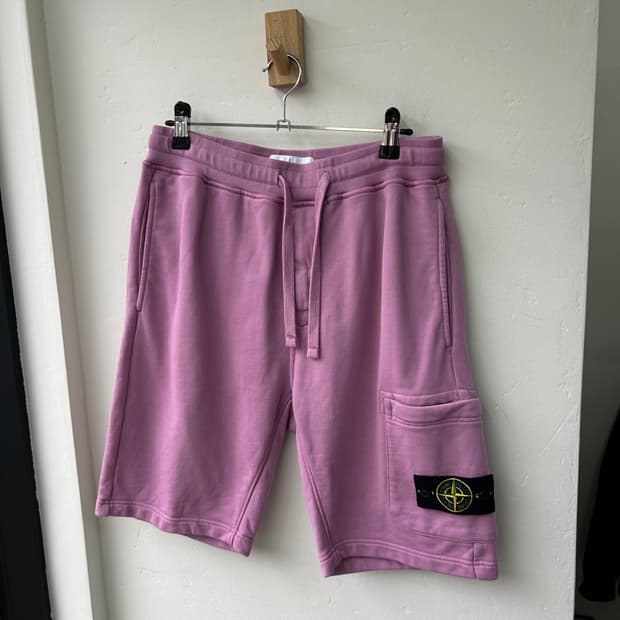 16595 - 스톤아일랜드 와펜 쇼츠 팬츠