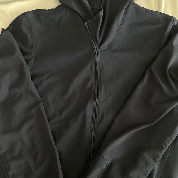 누마레ee 컷오프 슬리브 후드집업 네이비 L