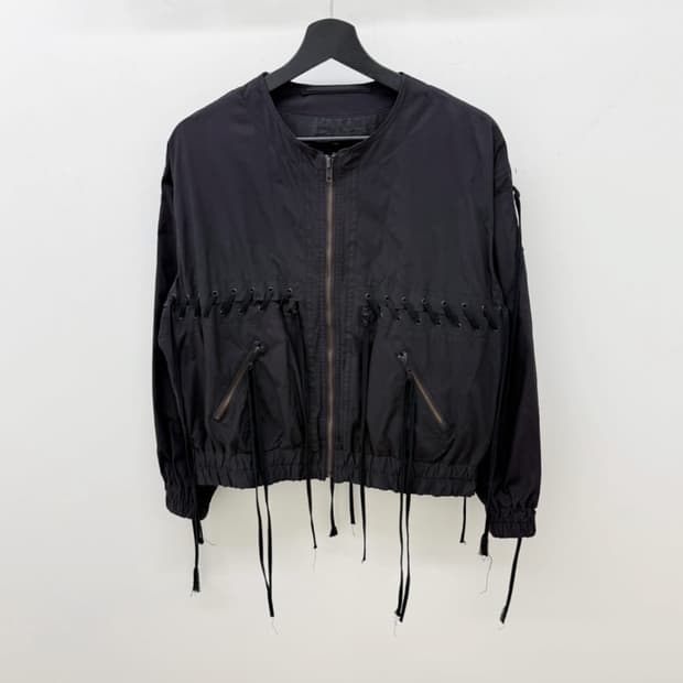 언유즈드 레이스 업 자켓