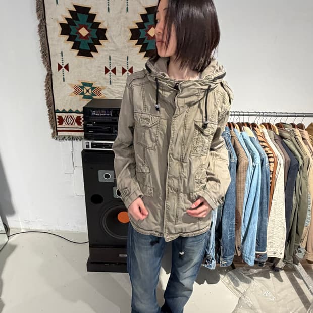 DOHC 멀티 포켓 후드 야상