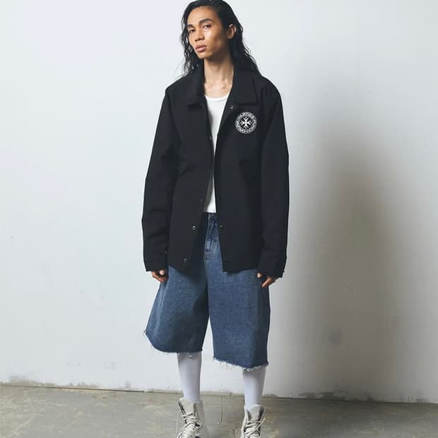 Circle Logo Coach Jacket (BLACK)