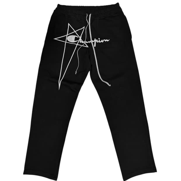 릭오웬스 X 챔피온 스웻팬츠