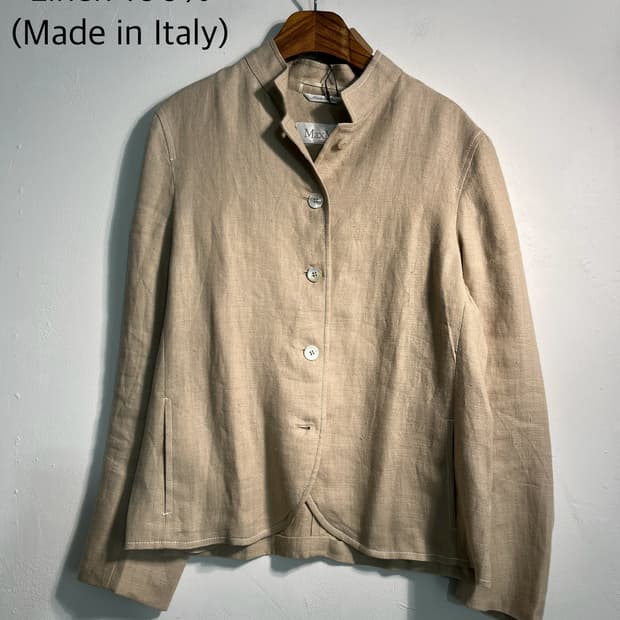 Max Mara 막스마라 린넨 100% 자켓 (Italy made)