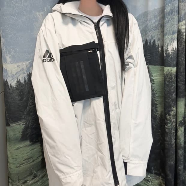 아디다스 바람막이 점퍼 xl