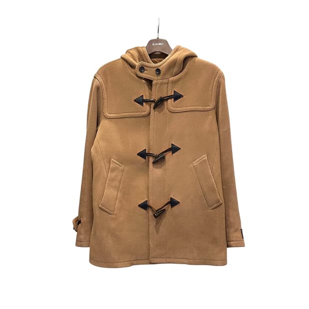 ITALY VINTAGE 떡볶이 코트 투포켓 토글 버튼 디테일 베이지