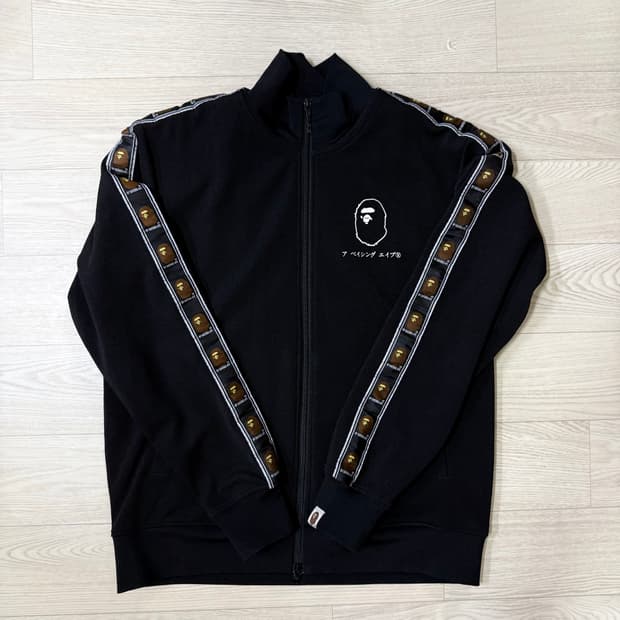 [BAPE] 베이프 로고 져지 블랙 (M / 상태 S급)