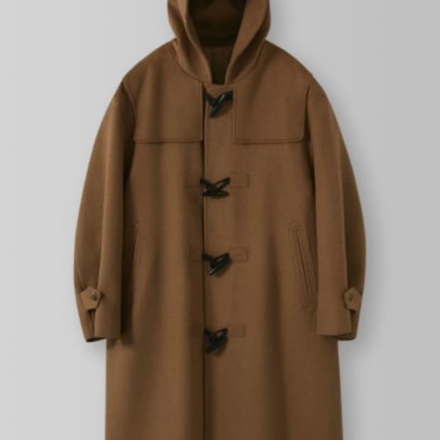 라퍼지스토어 울리치 오버핏 롱 더플코트 카멜 M