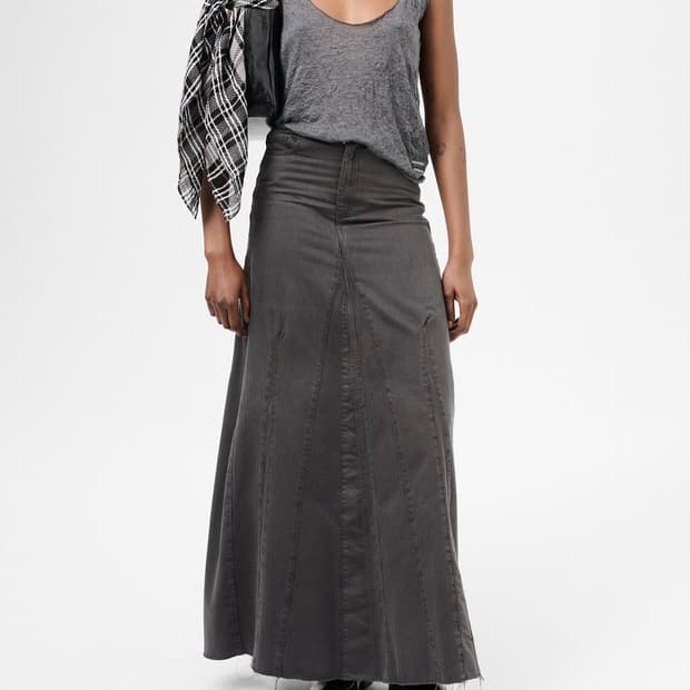 24FW Our Legacy pannel trim long skirt