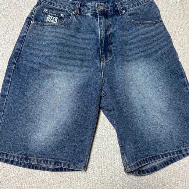 위캔더스 WASHED DENIM SHORTS (DENIM)