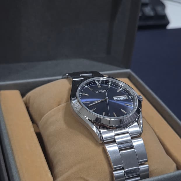 [미사용]90s 빈티지 세이코 시계 청판 [배터리교체]