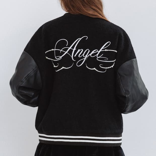 더티스 엔젤 펄 바시티 자켓