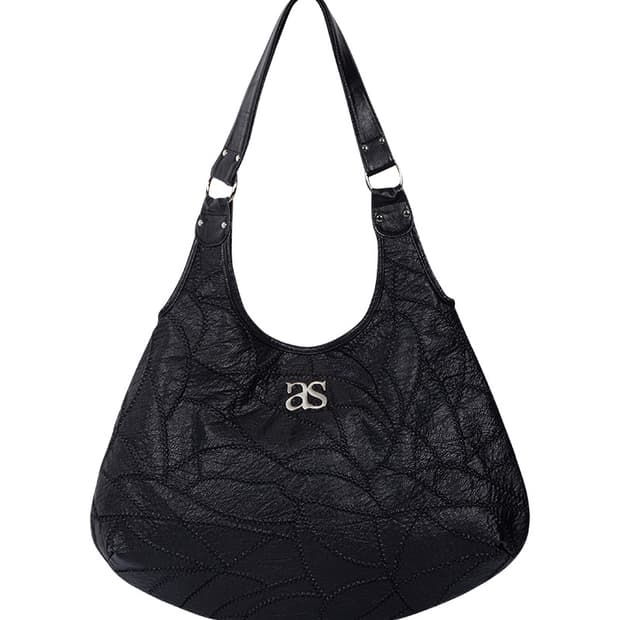 애즈온 베키 숄더백 블랙