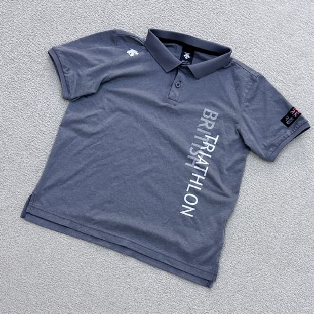 140 데상트 키즈 반팔 카라 티셔츠 0410E