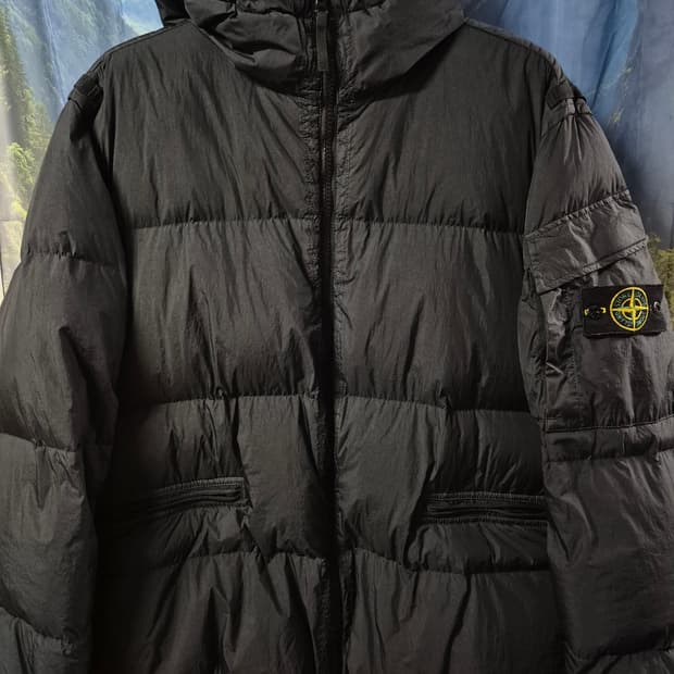 2XL) 스톤아일랜드 크링클랩스 22fw 패딩 xxl