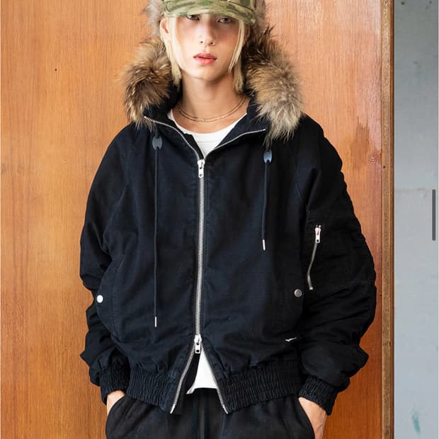 글랙 러스티 N2B 숏파카 NCT 천러 착용