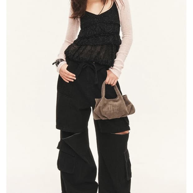 쓰리타임즈 코코아 미니백 