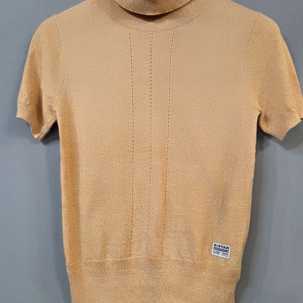 G-Star 반팔 폴라 니트