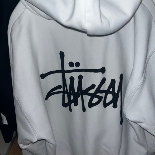 스투시 기모 후드집업